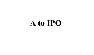 A TO IPO