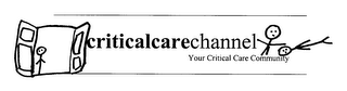 CRITICALCARECHANNEL YOUR CRITICAL CARE COMMUNITY