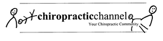 CHIROPRACTICCHANNEL YOUR CHIROPRACTIC COMMUNITY