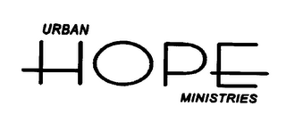 URBAN HOPE MINISTRIES