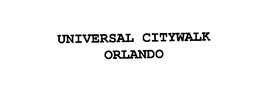 UNIVERSAL CITYWALK ORLANDO trademark