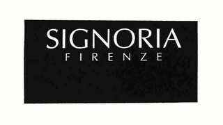 SIGNORIA FIRENZE