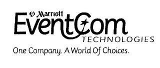 MARRIOTT EVENTCOM TECHNOLOGIES ONE COMPANY. A WORLD OF CHOICES.
