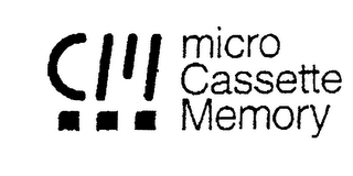 CM MICRO CASSETTE MEMORY