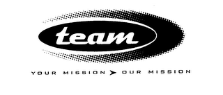 TEAM YOUR MISSION OUR MISSION