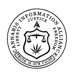 CANNABIS INFORMATION ALLIANCE LIBERTY JUSTICE FREEDOM TRUTH IS OUR CAUSE