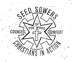 SEED SOWERS CHRISTIANS IN ACTION OF THEWORD COUNSEL COMFORT