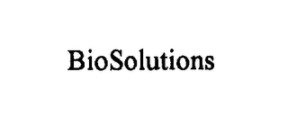 BIOSOLUTIONS