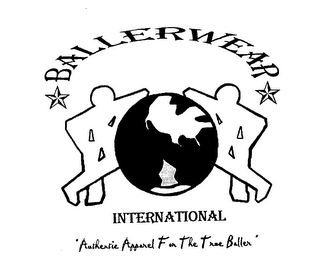 BALLERWEAR INTERNATIONAL "AUTHENTIC APPAREL FOR THE TRUE BALLER"