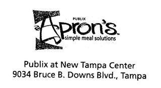 PUBLIX APRON'S SIMPLE MEAL SOLUTIONS