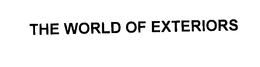 THE WORLD OF EXTERIORS, INC.