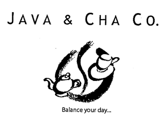 JAVA & CHA CO. BALANCE YOUR DAY...