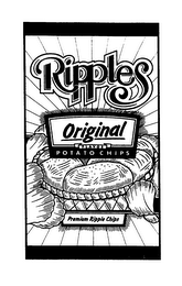 RIPPLES ORIGINAL FLAVOR POTATO CHIPS PREMIUM RIPPLE CHIPS