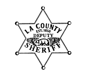 LA COUNTY EST. 1850 DEPUTY SHERIFF