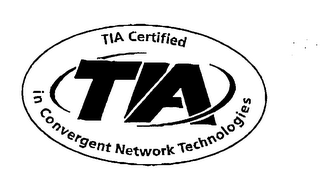 TIA CERTIFIED TIA IN CONVERGENT NETWORKTECHNOLOGIES