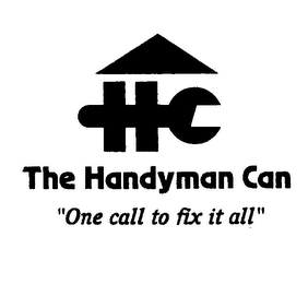 HC THE HANDYMAN CAN "ONE CALL TO FIX ITALL"