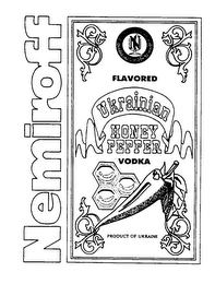 NEMIROFF UKRAINIAN HONEY PEPPER VODKA FLAVORED PRODUCT OF UKRAINE