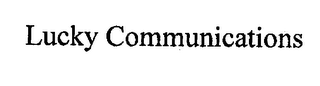 LUCKY COMMUNICATIONS