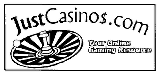 JUSTCASINO$.COM YOUR ONLINE GAMING RESOURCE