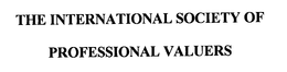 INTERNATIONAL SOCIETY OF PROFESSIONAL VALUERS