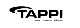 TAPPI PEOPLE RESOURCES SOLUTIONS