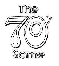 THE 70'S GAME