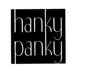 HANKY PANKY