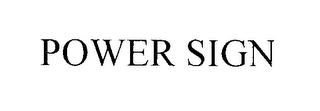 POWER SIGN