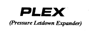 PLEX (PRESSURE LETDOWN EXPANDER)