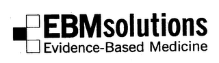 EBMSOLUTIONS EVIDENCE-BASED MEDICINE