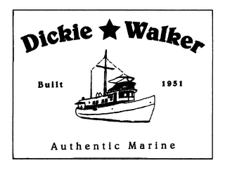 DICKIE WALKER BUILT 1951 AUTHENTIC MARINE