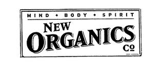 NEW ORGANICS CO. MIND BODY SPIRIT