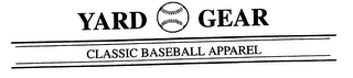 YARD GEAR CLASSIC BASEBALL APPAREL