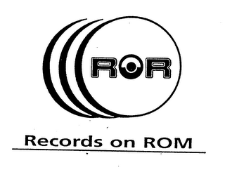 ROR RECORDS ON ROM