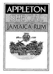 APPLETON SPECIAL JAMAICA RUM TRADEMARK