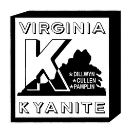 VIRGINIA KYANITE K DILLWYN CULLEN PAMPLIN