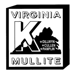 VIRGINIA MULLITE K DILLWYN CULLEN PAMPLIN