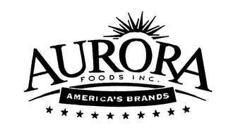 AURORA FOODS INC. AMERICA'S BRANDS