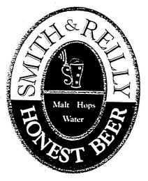 SMITH & REILLY HONEST BEER MALT HOPS WATER