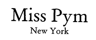 MISS PYM NEW YORK