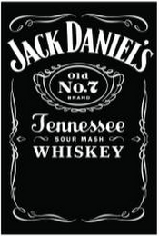 JACK DANIEL'S OLD NO.7 BRAND TENNESSEE SOUR MASH WHISKEY