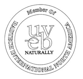 MEMBER OF RADTECH INTERNATIONAL NORTH AMERICA UV EB NATURALLY