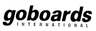 GOBOARDS INTERNATIONAL