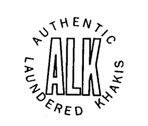 ALK AUTHENTIC LAUNDERED KHAKIS