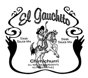 EL GAUCHITO STEAK SAUCE MIX STEAK SAUCE MIX CHIMICHURRI ALL NATURAL INGREDIENTS NO PRESERVATIVES