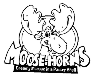 MOOSE HORNS CREAMY MOUSSE IN A PASTRY SHELL