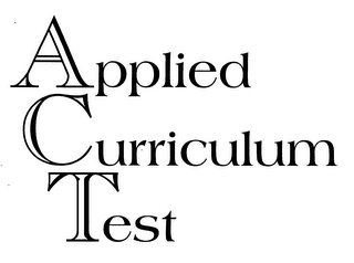 APPLIED CURRICULUM TEST