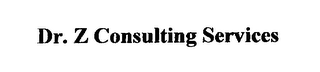 DR. Z CONSULTING SERVICES