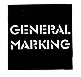 GENERAL MARKING