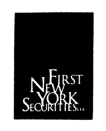 FIRST NEW YORK SECURITIES LLC